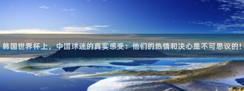 2026年世界杯:韩国世界杯上,中国球迷的真实感受:他们的热情和决心是不可思议的!